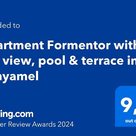 Apartment 4B Formentor Sea View & Pool In Canamel Canyamel  Bagian luar foto